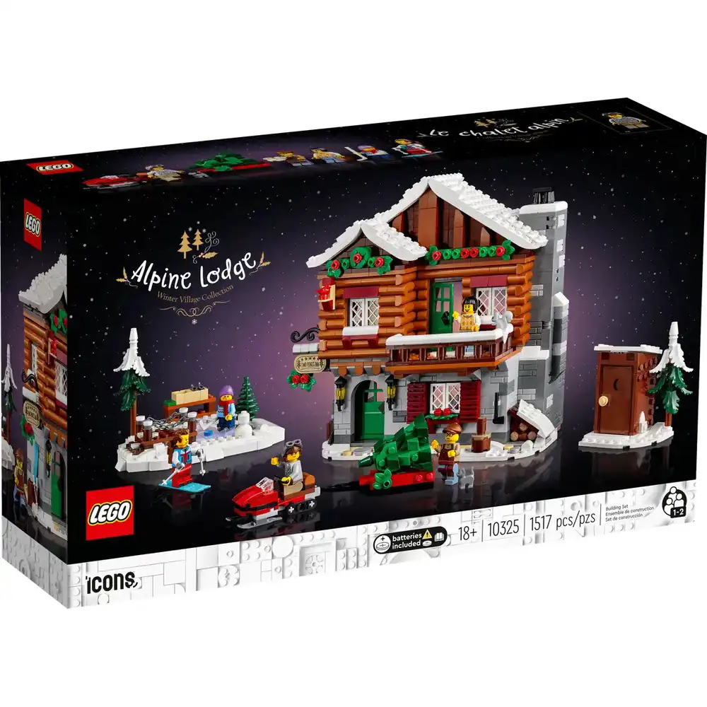 LEGO - Icons Alpine Lodge 1517 Pieces - 10325