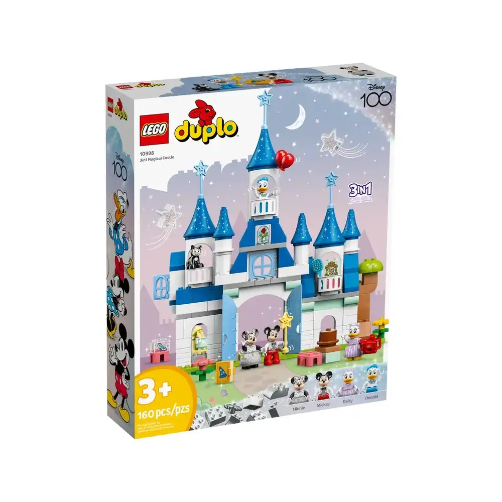 LEGO - Duplo 3 in 1 Magical Castle 160 Pieces - 10998