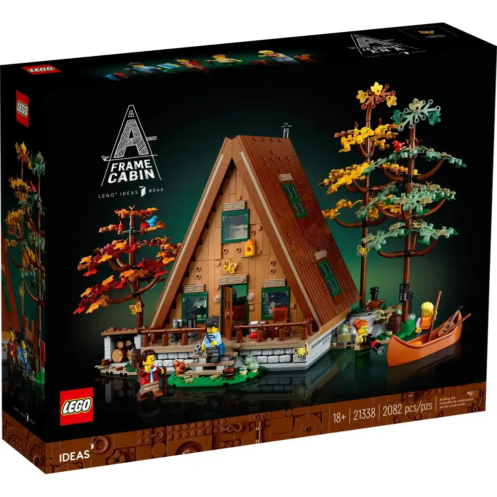 LEGO - Ideas A-Frame Cabin 2082 Pieces - 21338