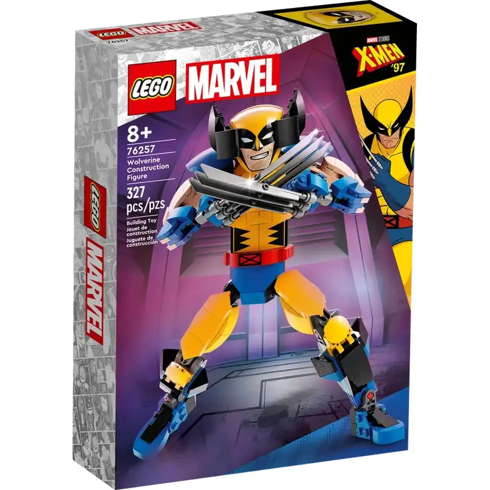 LEGO - Marvel Wolverine Construction Figure 9 inch 327 Pieces - 76257