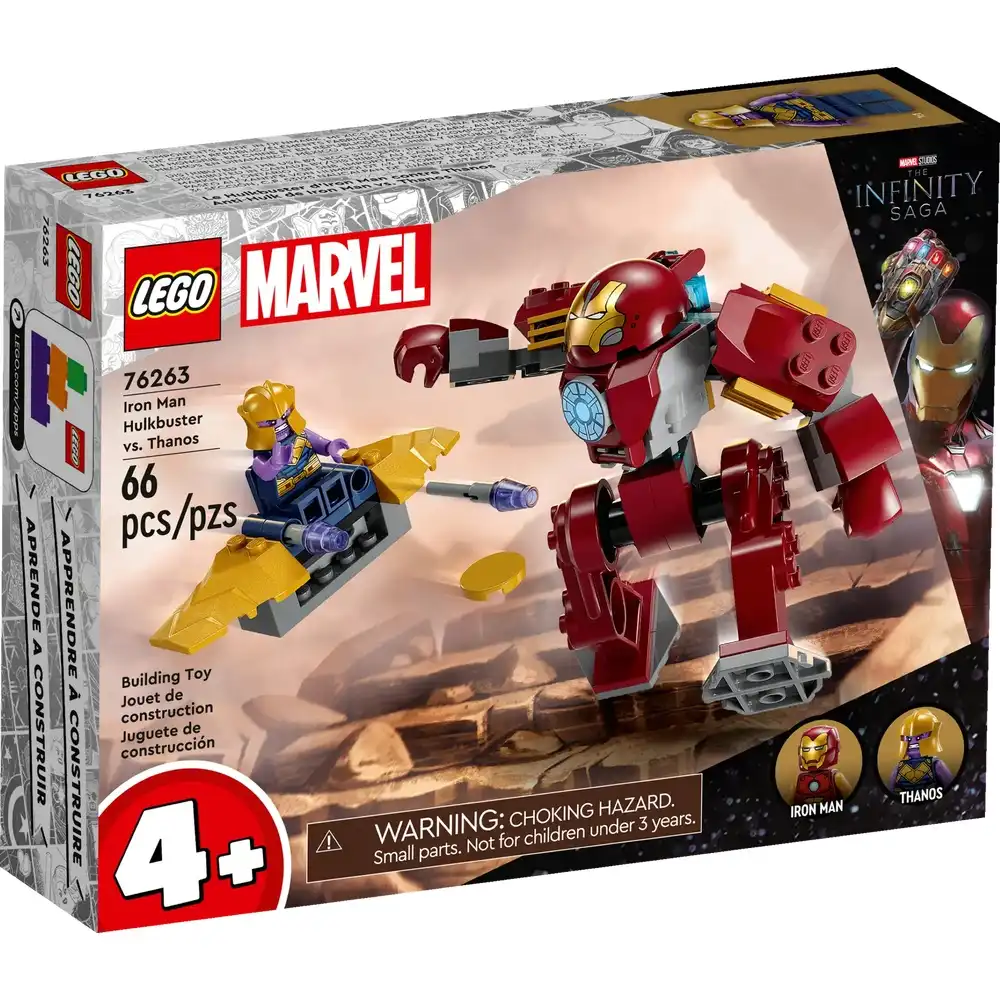 LEGO - Marvel Iron Man Hulkbuster vs. Thanos 66 Pieces - 76263
