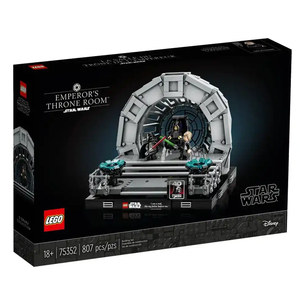 LEGO - Star Wars Emperor's Throne Room Diorama 807 Pieces - 75352