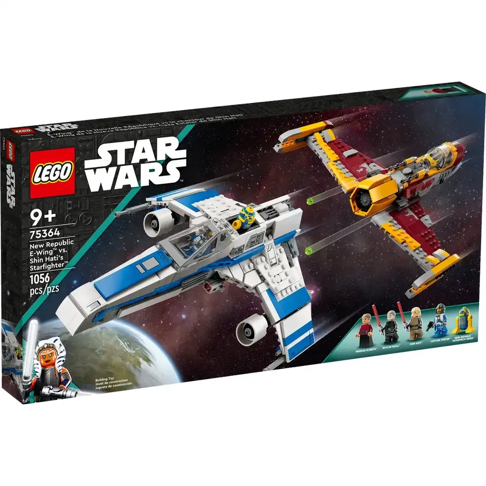 LEGO - Star Wars New Republic E-Wing vs. Shin Hati’s Starfighter 1056 Pieces - 75364