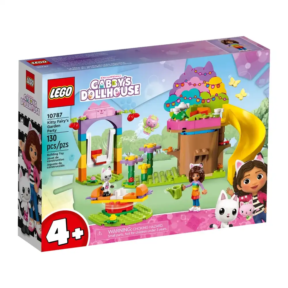 LEGO - Gabby's Dollhouse Kitty Fairys Garden Party 130 Pieces - 10787