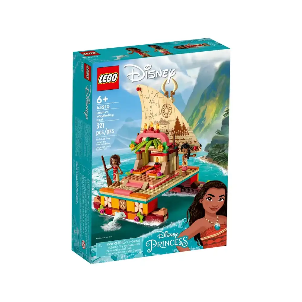 LEGO - Disney Moanas Explorer Boat 321 Pieces - 43210