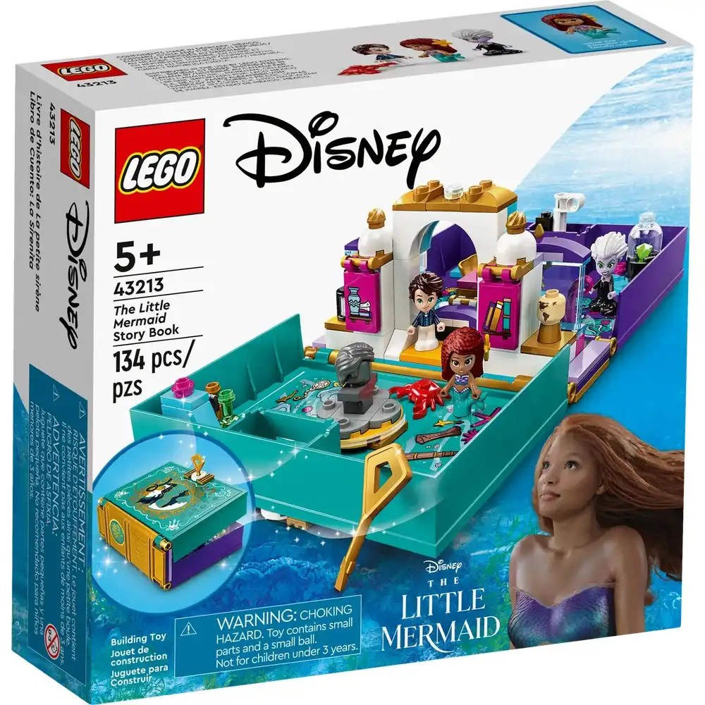 LEGO - Disney The Little Mermaid Story Book 134 Pieces - 43213