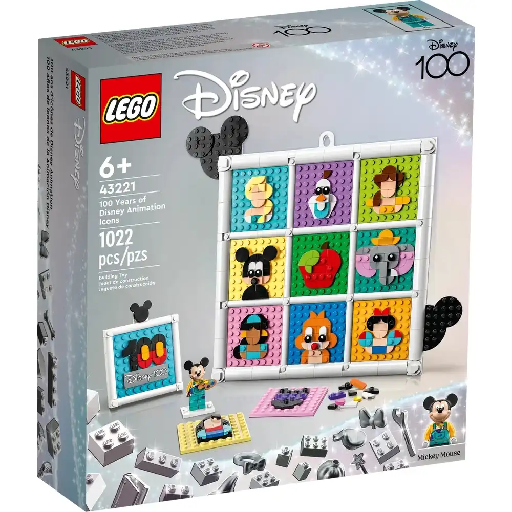 LEGO - Disney 100 Years of Disney Animation Icons 1022 Pieces - 43221