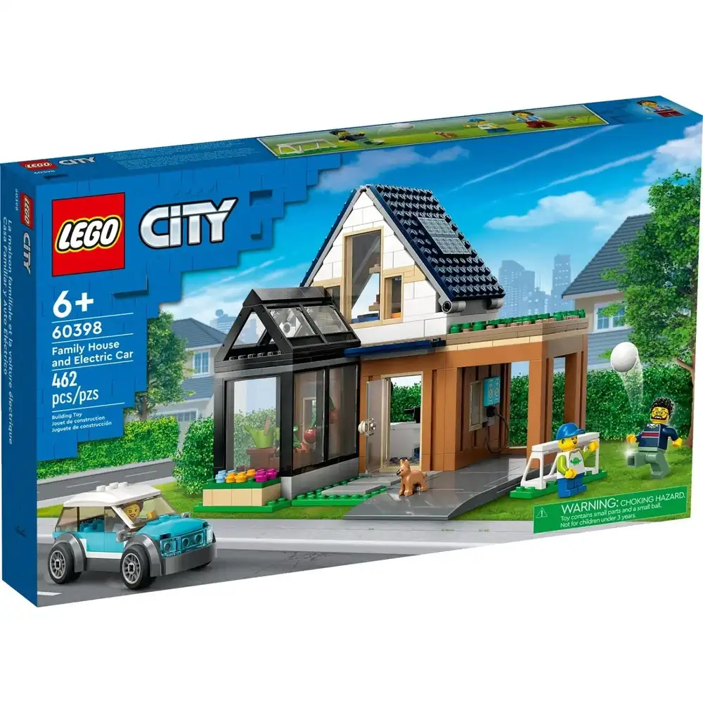 LEGO - City Family House And Electric Car 462 Pieces - 60398