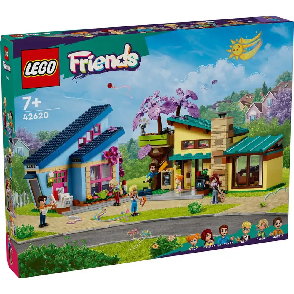 LEGO - Friends Olly and Paisley's Family Houses 1126 Pieces - 42620