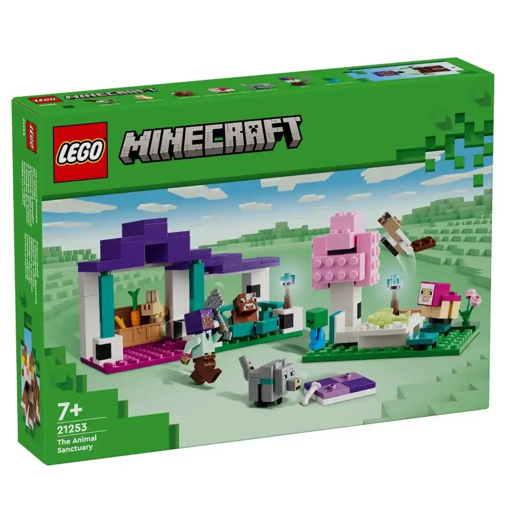 LEGO - Minecraft The Animal Sanctuary 206 Pieces - 21253