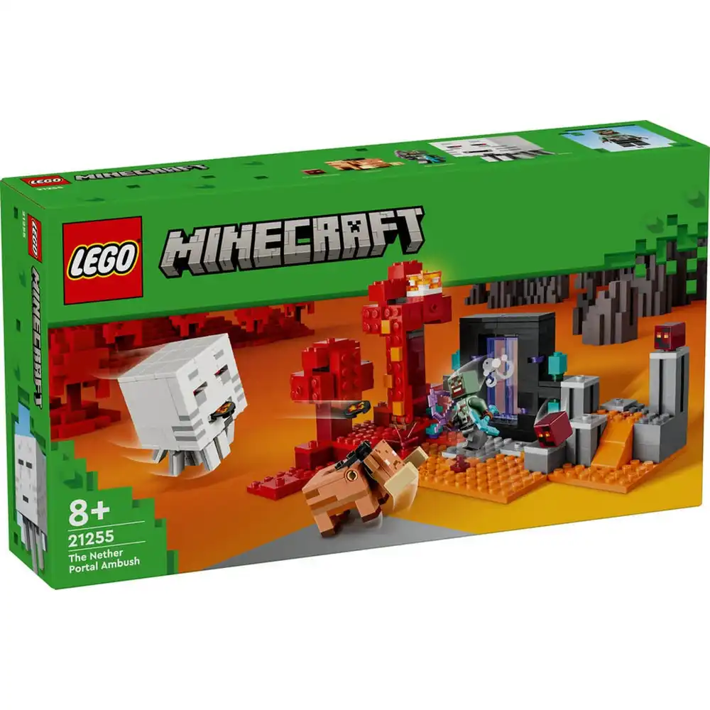 LEGO - Minecraft The Nether Portal Ambush 352 Pieces - 21255