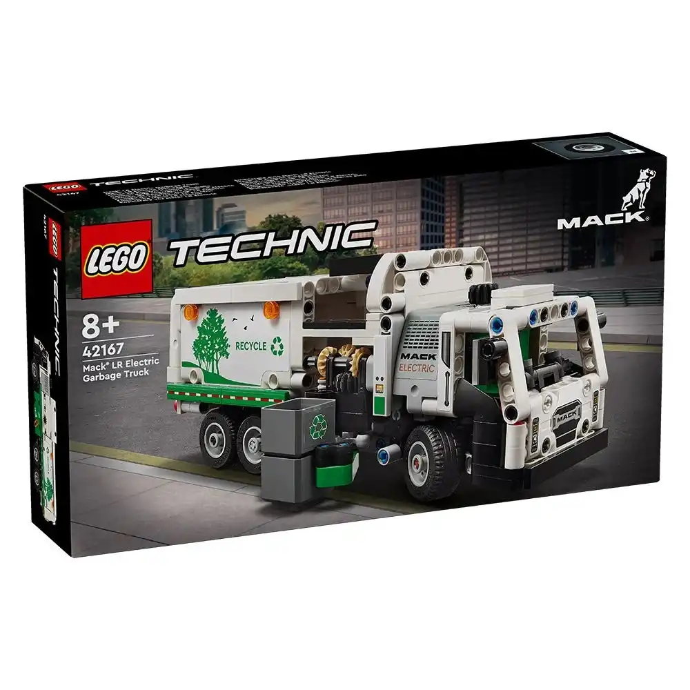 LEGO - Technic Mack LR Electric Garbage Truck 503 Pieces - 42167