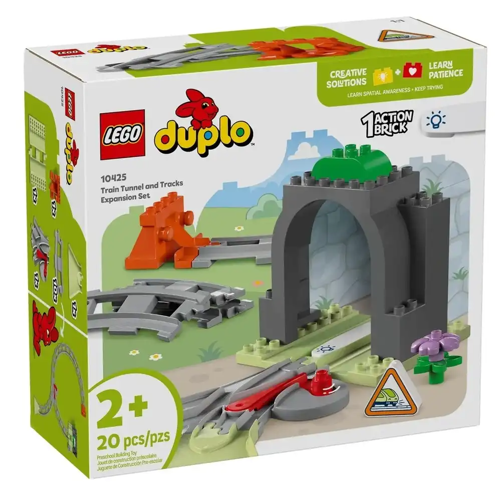 LEGO - Duplo Train Tunnel and Tracks Expansion Set 20 Pieces - 10425
