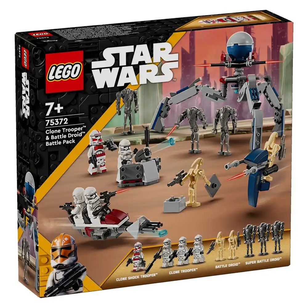 LEGO - Star Wars Clone Trooper & Battle Droid Battle Pack 215 Pieces - 75372
