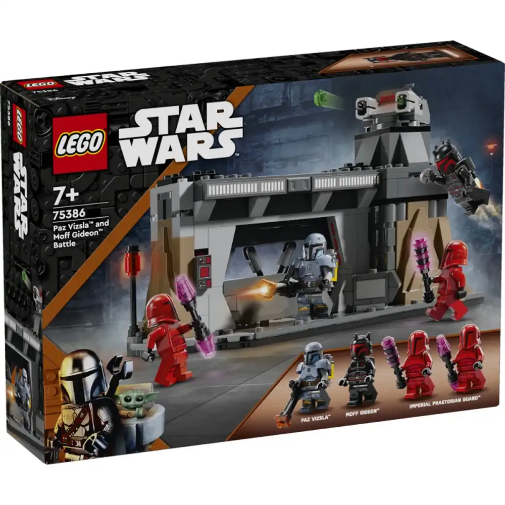 LEGO - Star Wars Paz Vizsla and Moff Gideon Battle 289 Pieces - 75386