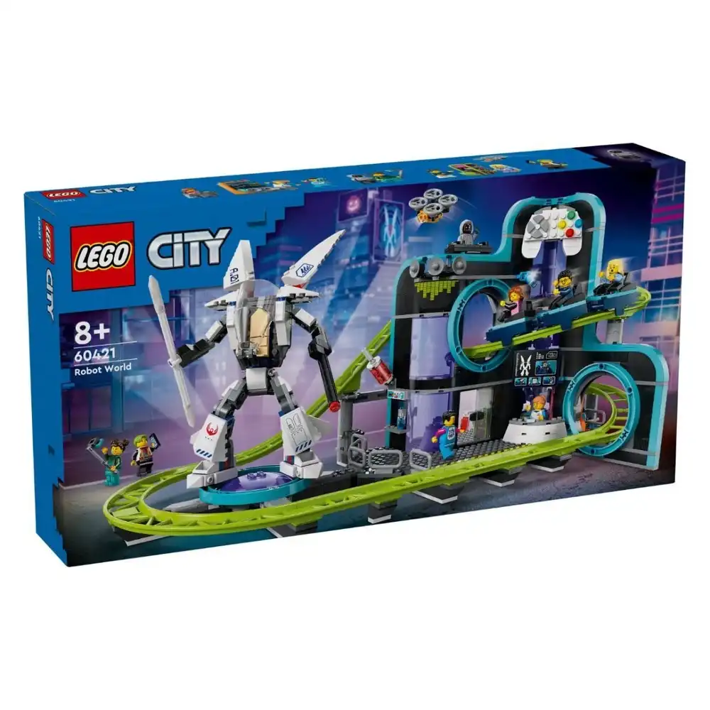 LEGO - City Robot World Roller-Coaster Park 986 Pieces - 60421