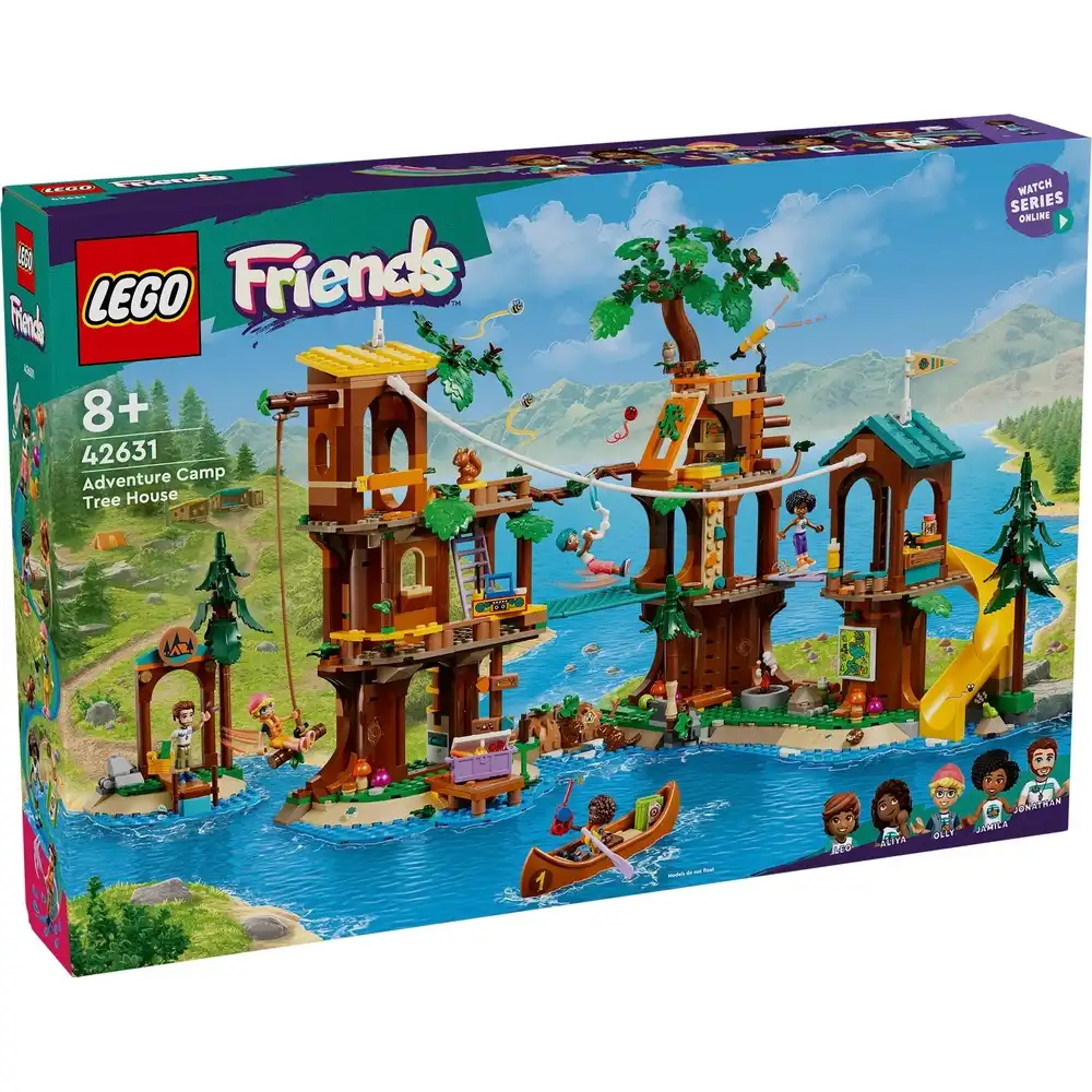 LEGO - Friends Adventure Camp Tree House 1128 Pieces - 42631