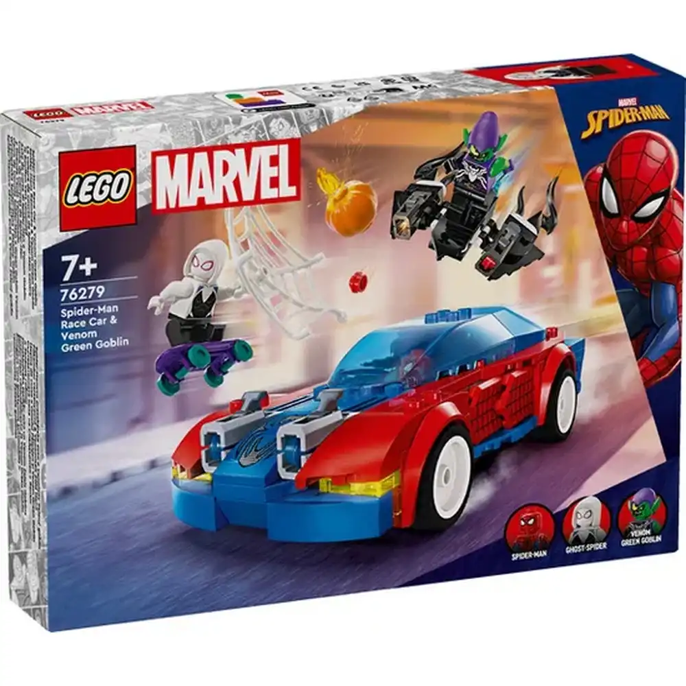 LEGO - Marvel Spider-Man Race Car & Venom Green Goblin 227 Pieces - 76279