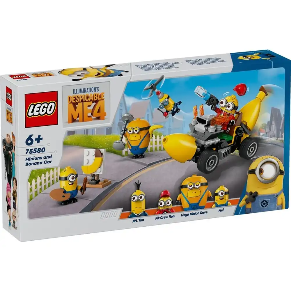 LEGO - Minions and Banana Car 136 Pieces - 75580