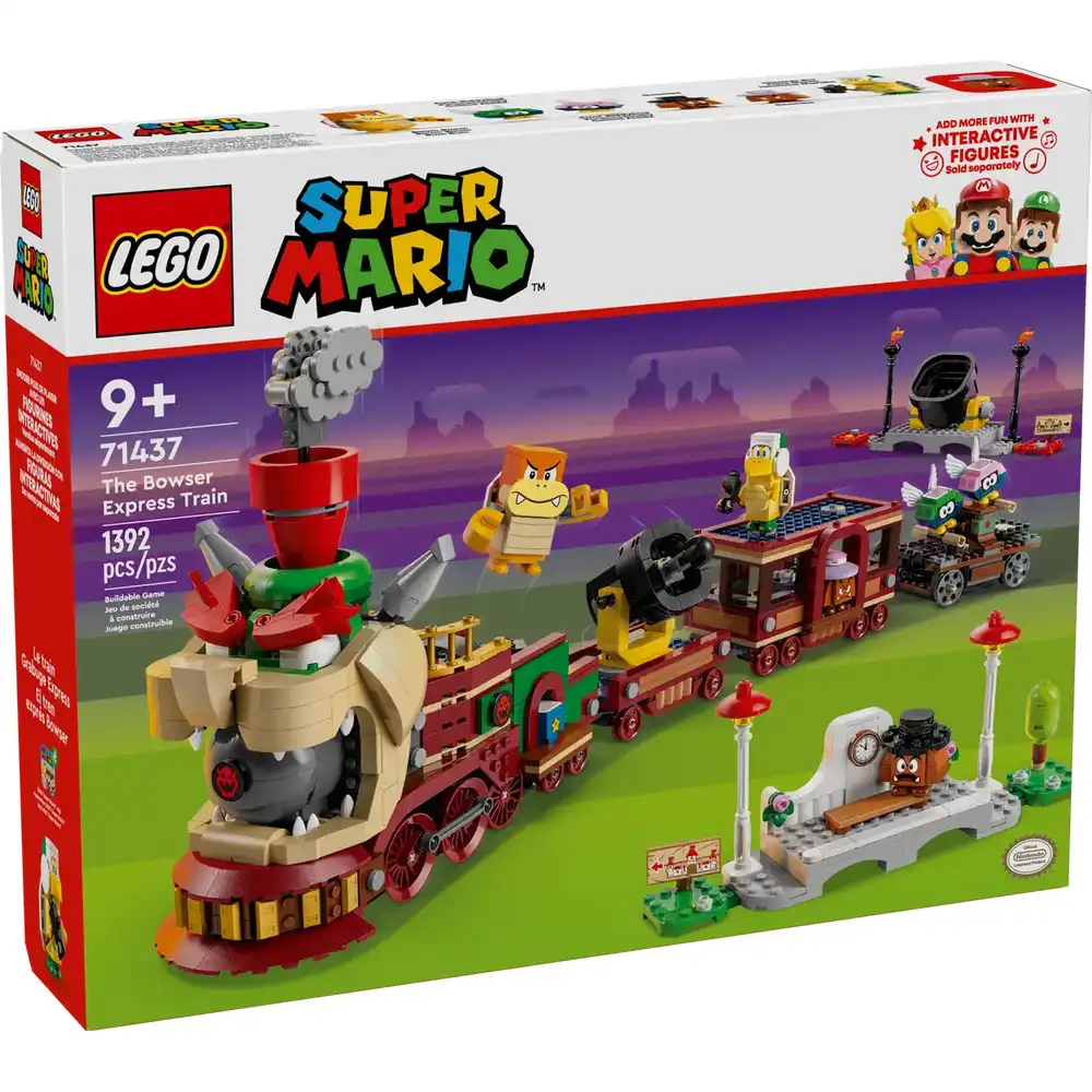 LEGO - Super Mario The Bowser Express Train 1392 Pieces - 71437