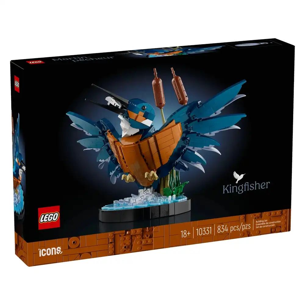LEGO - Icons Kingfisher Bird 834 Pieces - 10331