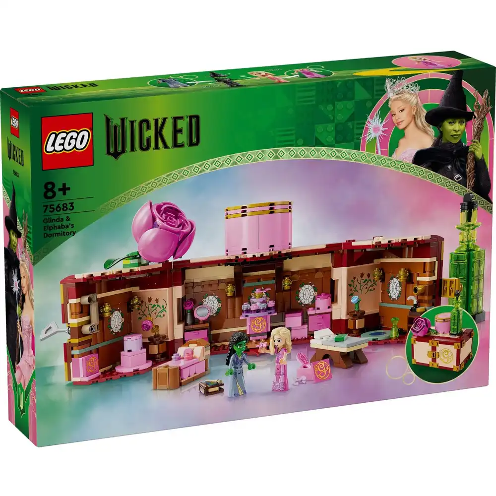 LEGO - Wicked Glinda & Elphaba's Dormitory 740 Pieces - 75683
