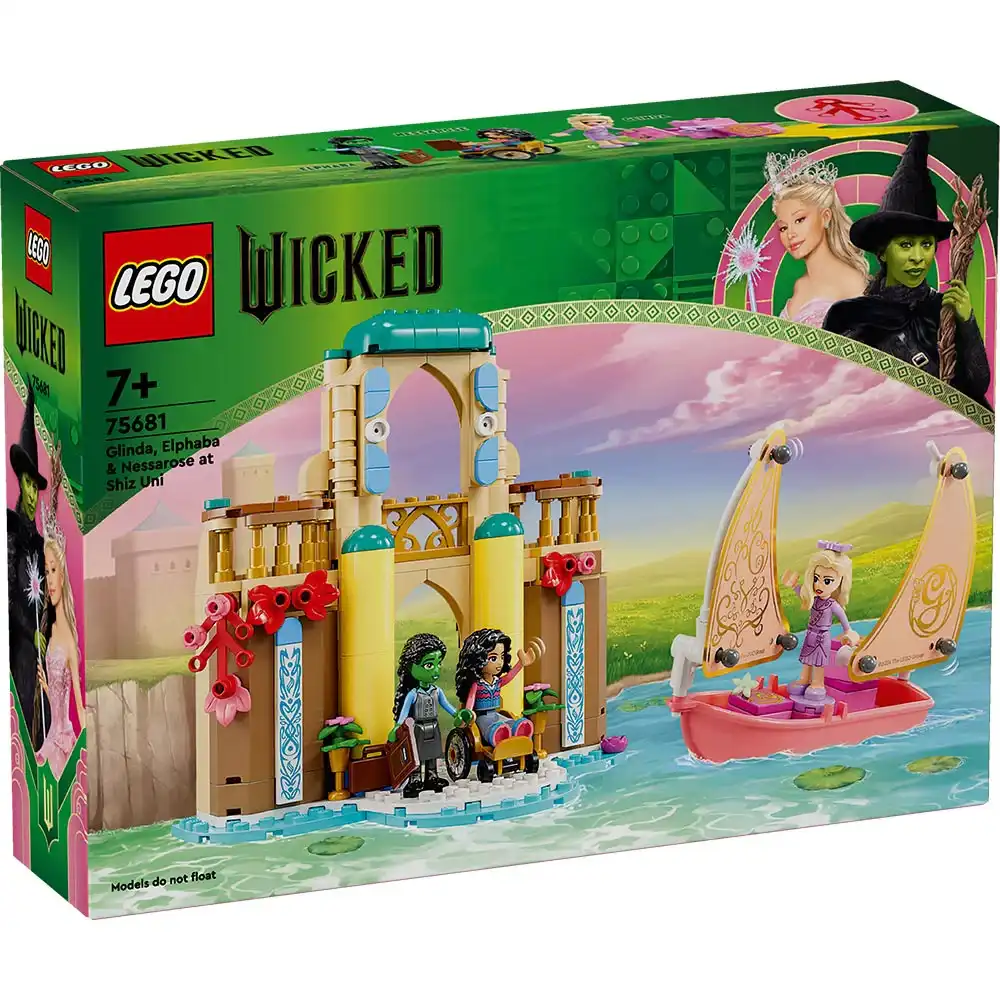 LEGO - Wicked Glinda, Elphaba & Nessarose at Shiz University 304 Pieces - 75681