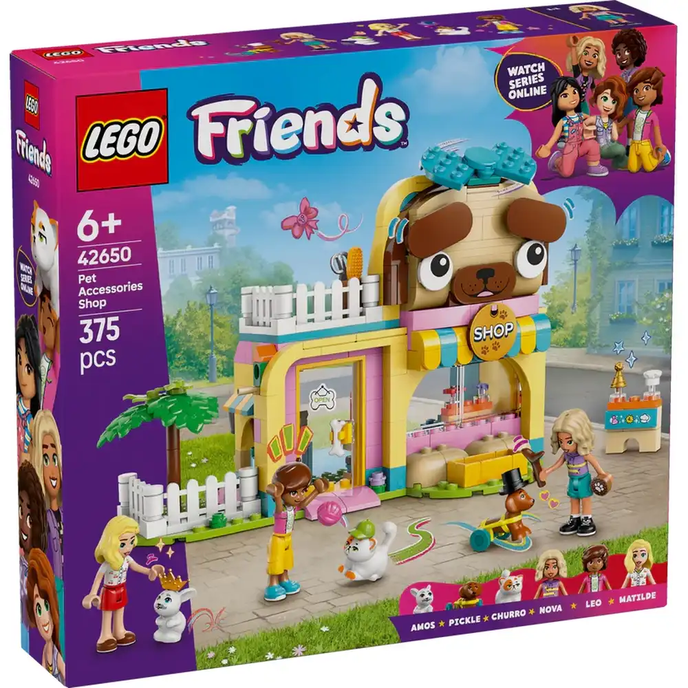 LEGO - Friends Pet Accessories Shop 375 Pieces - 42650