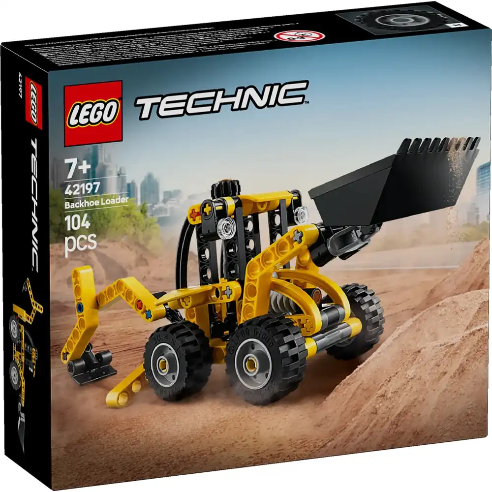 LEGO - Technic Backhoe Loader 104 Pieces - 42197