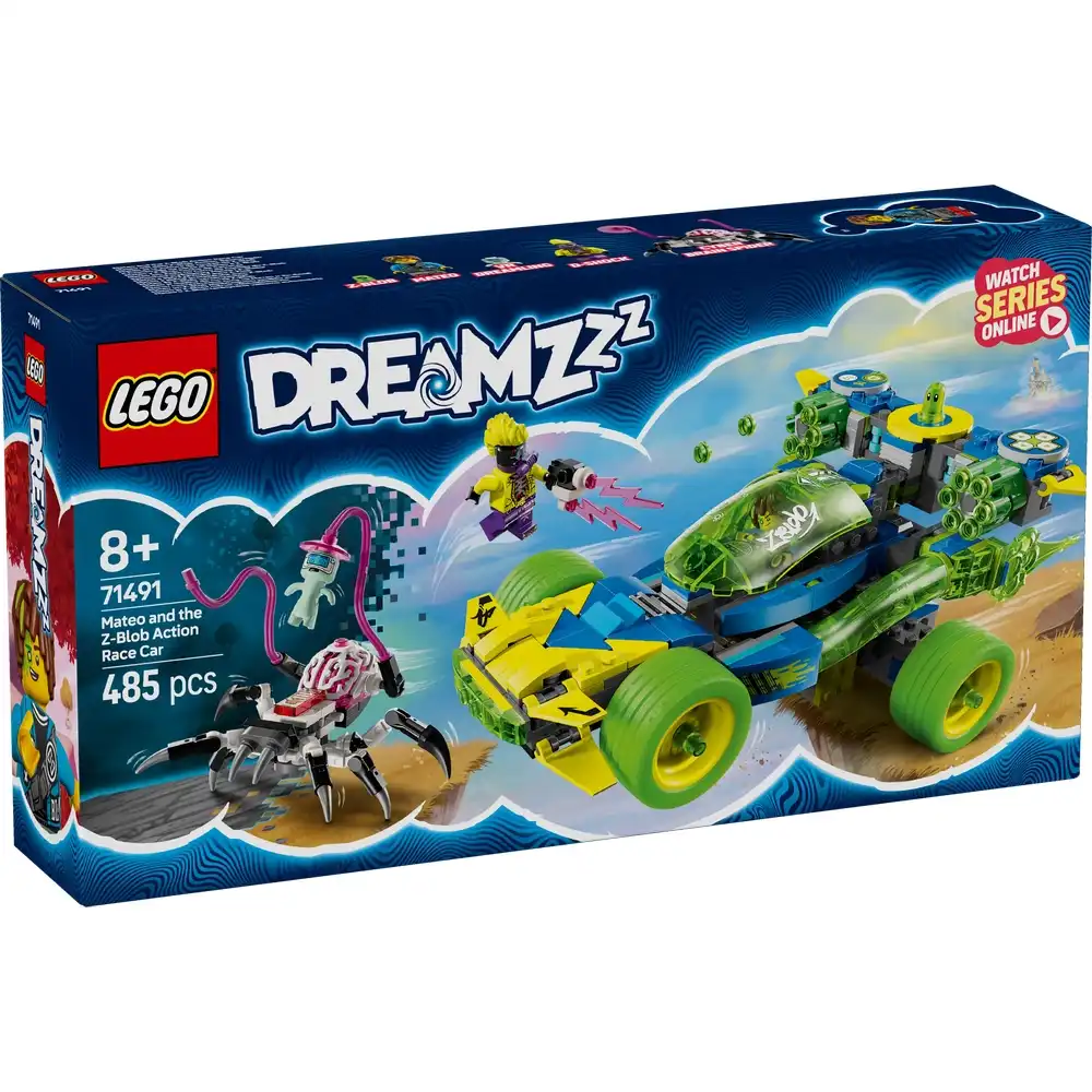 LEGO - Dreamzzz Mateo and the Z-Blob Action Race Car 485 Pieces - 71491