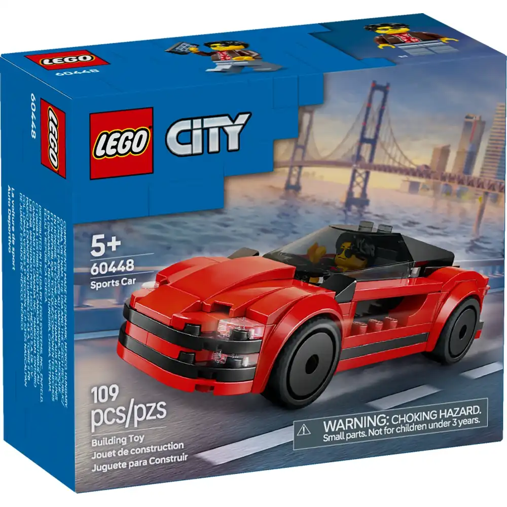 LEGO - City Red Sports Car 109 Pieces - 60448