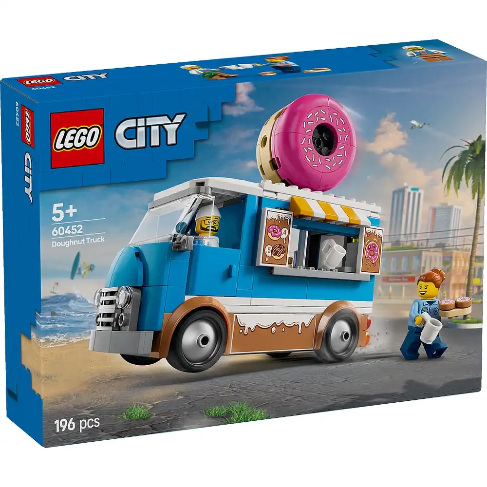 LEGO - City Donut Truck 196 Pieces - 60452