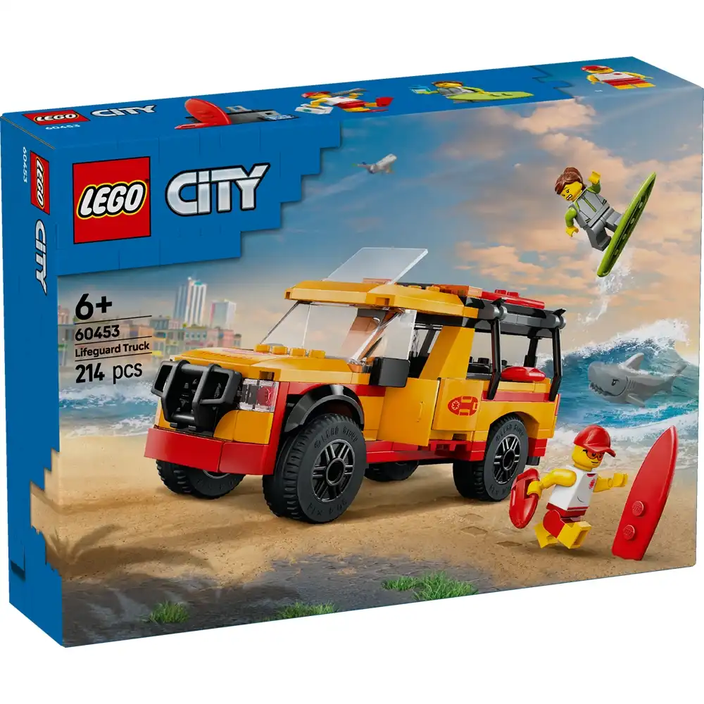 LEGO - City Lifeguard Beach Rescue Truck 214 Pieces - 60453