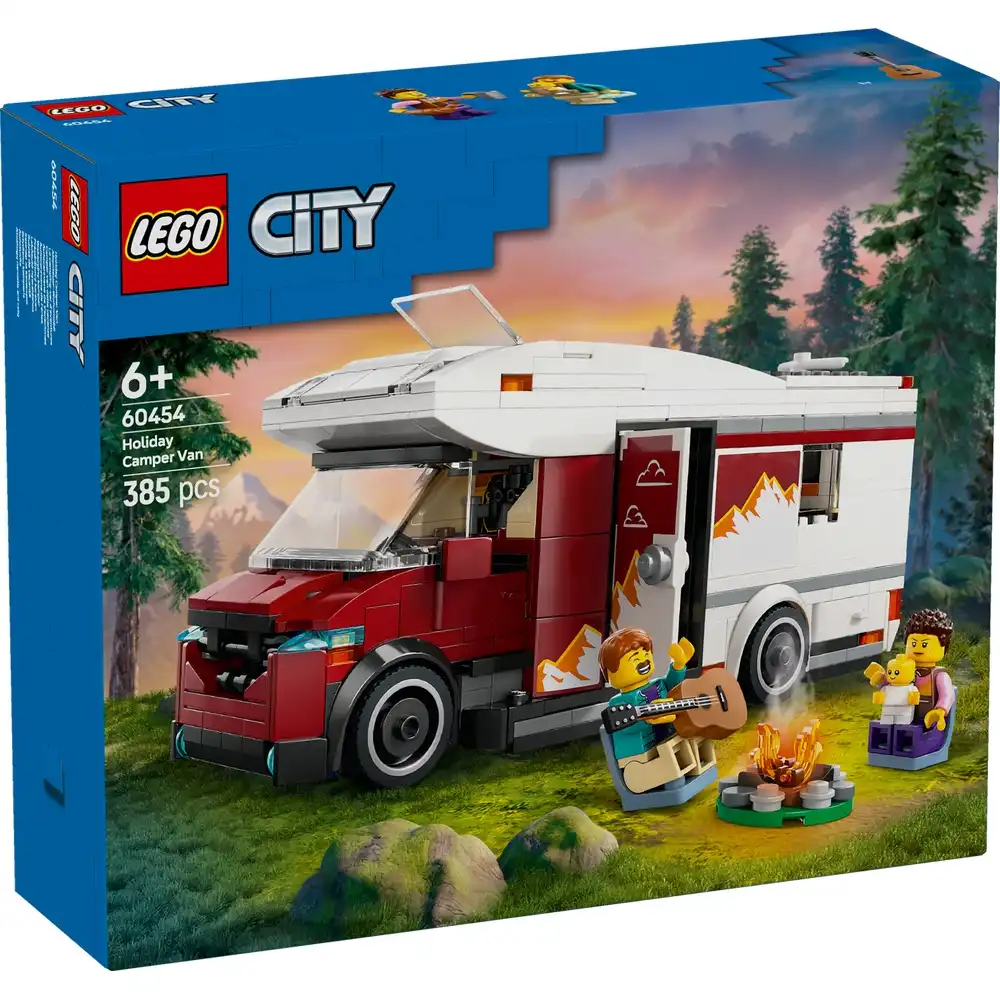 LEGO - City Holiday Adventure Camper Van 385 Pieces - 60454