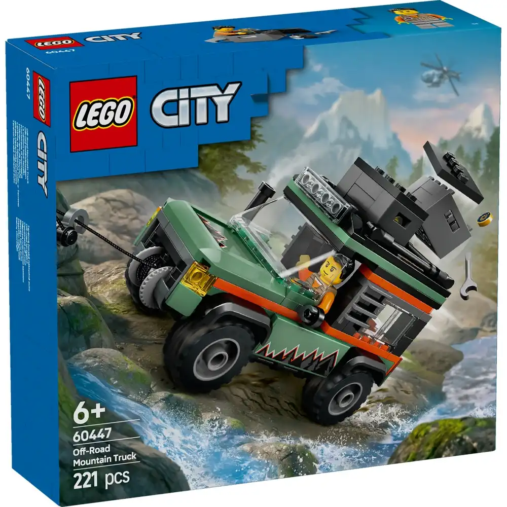 LEGO - City Off-Road 4x4 Mountain Truck 221 Pieces - 60447