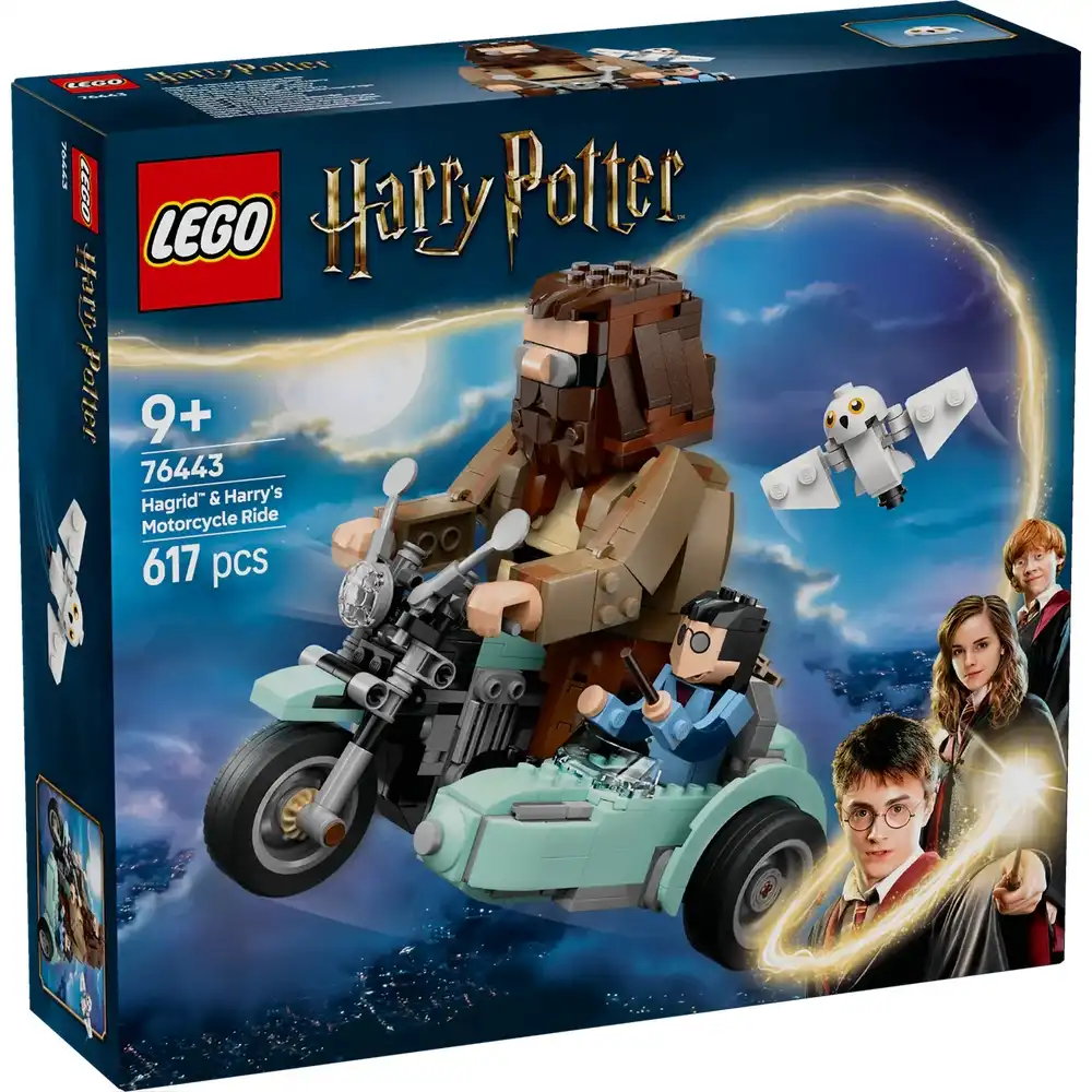 LEGO - Harry Potter Hagrid & Harry's Motorcycle Ride 617 Pieces - 76443