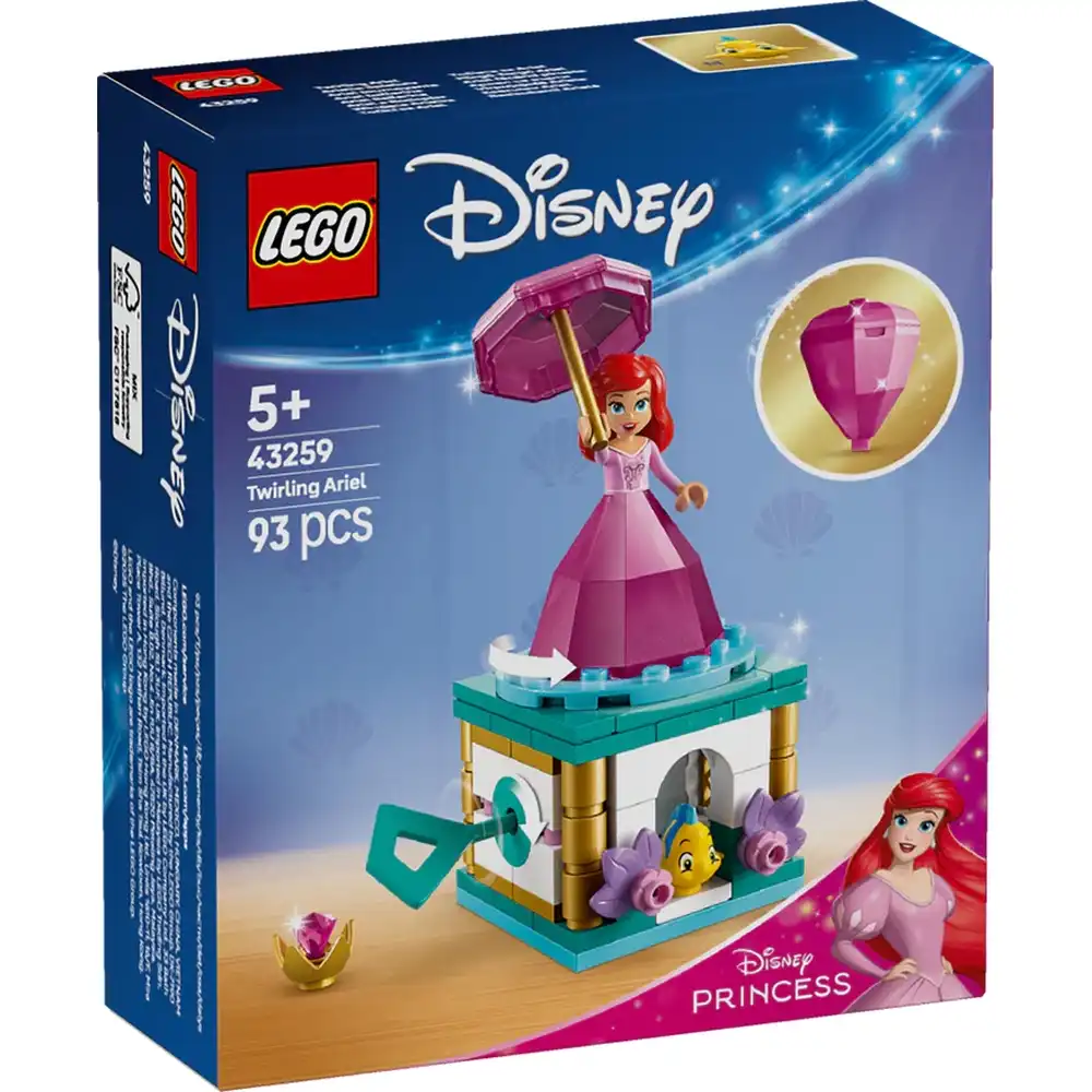 LEGO - Disney Twirling Ariel 93 Pieces - 43259