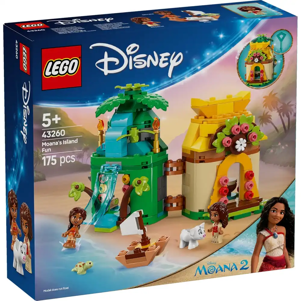 LEGO - Disney Moana's Island Fun 175 Pieces - 43260