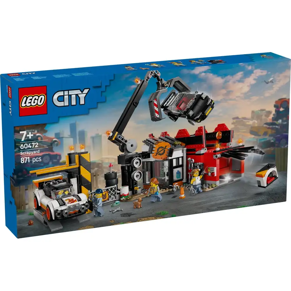 LEGO - City Scrapyard with Cars 871 Pieces - 60472