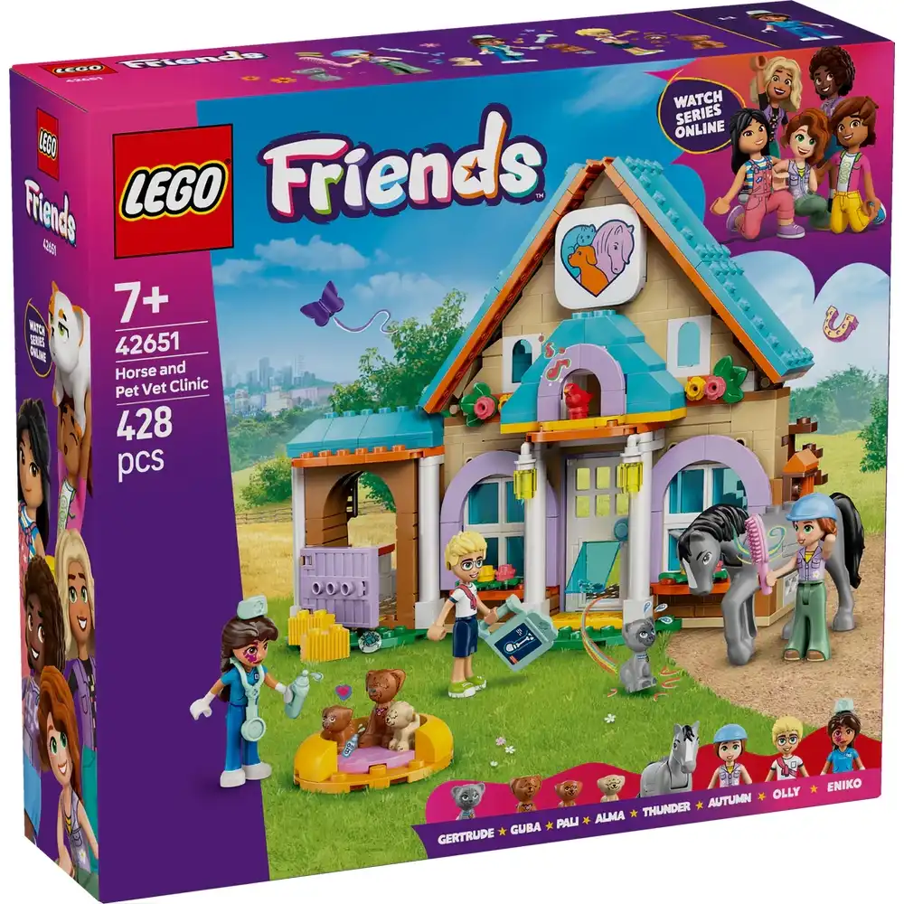 LEGO - Friends Horse and Pet Vet Clinic 428 Pieces - 42651