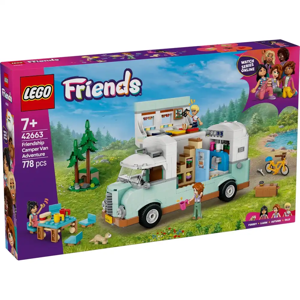 LEGO - Friends Camper Van Adventure 778 Pieces - 42663