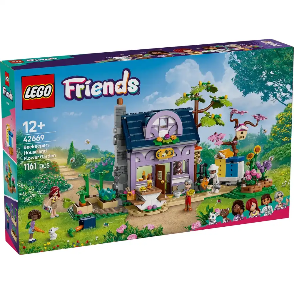 LEGO - Friends Beekeepers' House and Flower Garden 1161 Pieces - 42669