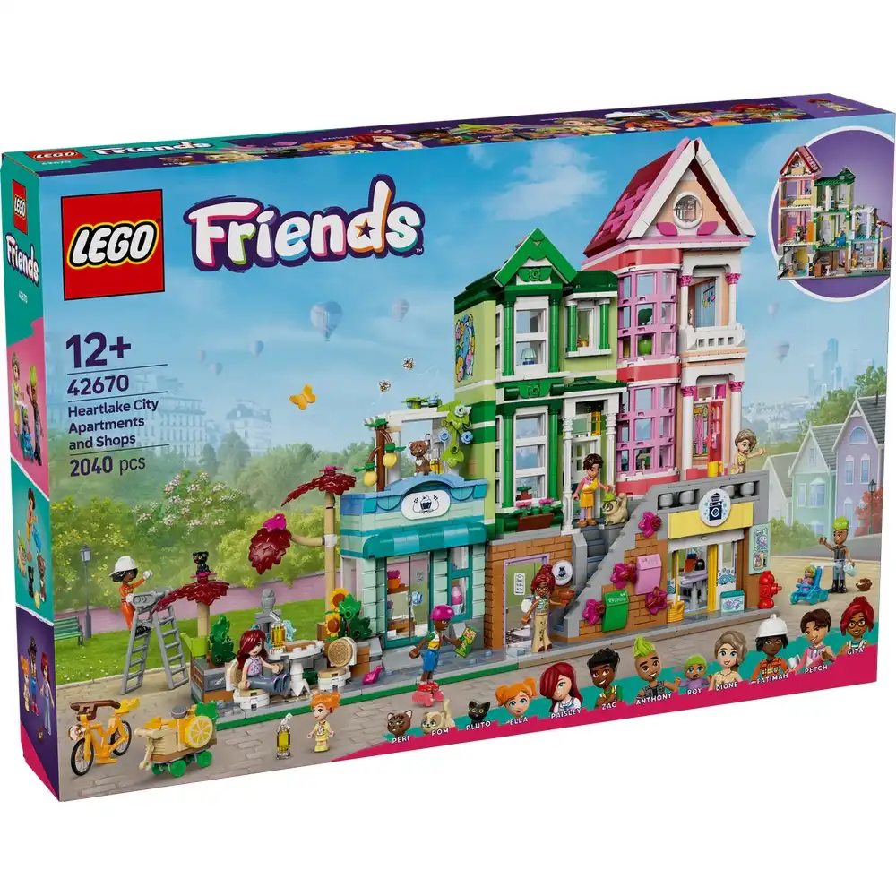 LEGO - Friends Heartlake City Apartments and Stores 2040 Pieces - 42670