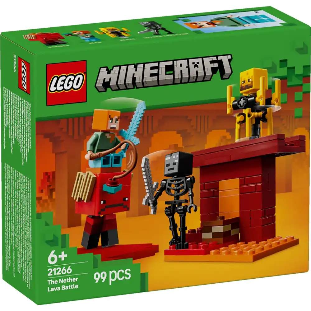 LEGO - Minecraft The Nether Lava Battle 99 Pieces - 21266
