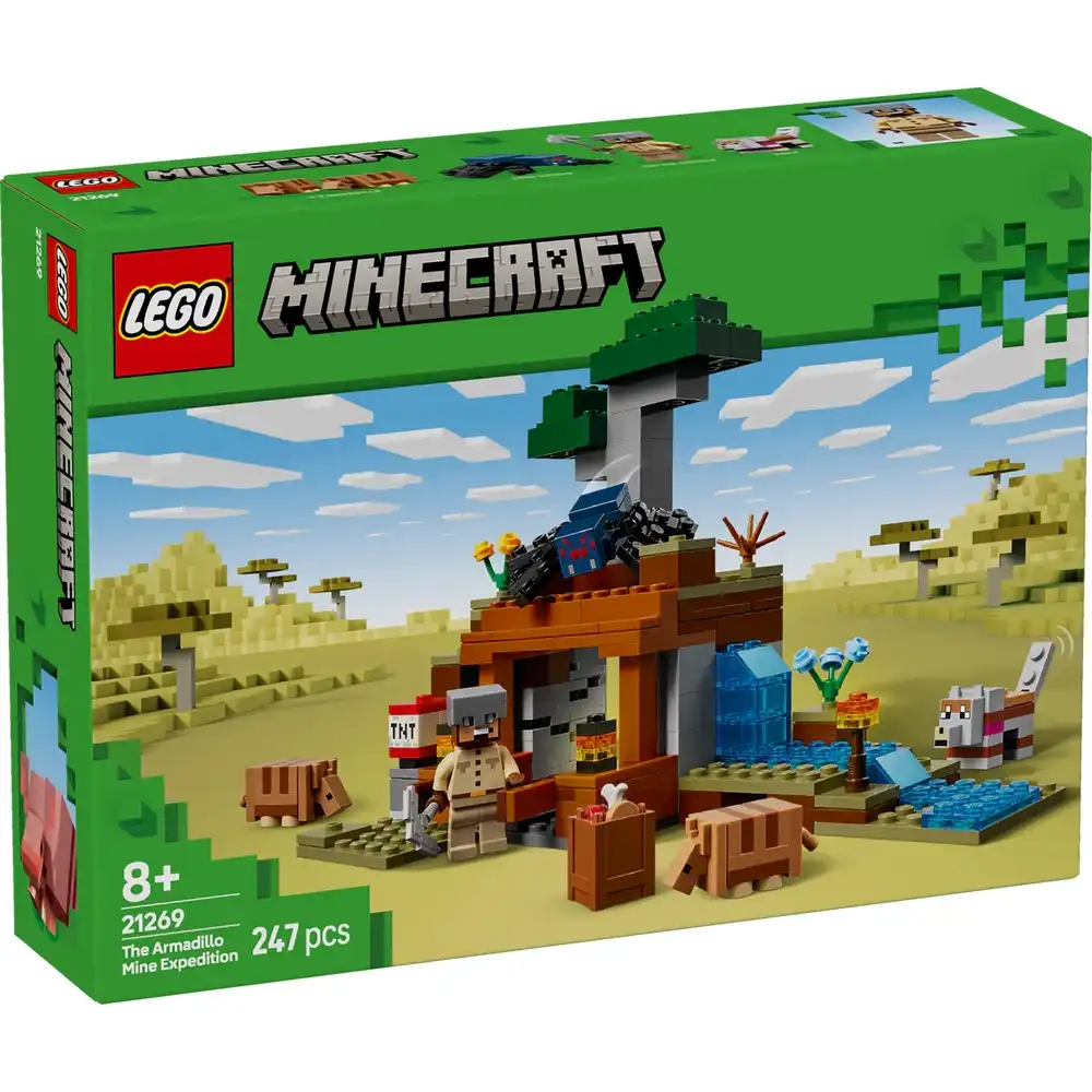 LEGO - Minecraft The Armadillo Mine Expedition 247 Pieces - 21269