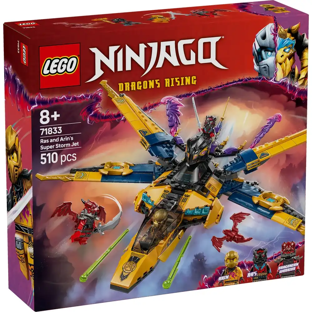 LEGO - Ninjago Ras and Arin's Super Storm Jet 510 Pieces - 71833