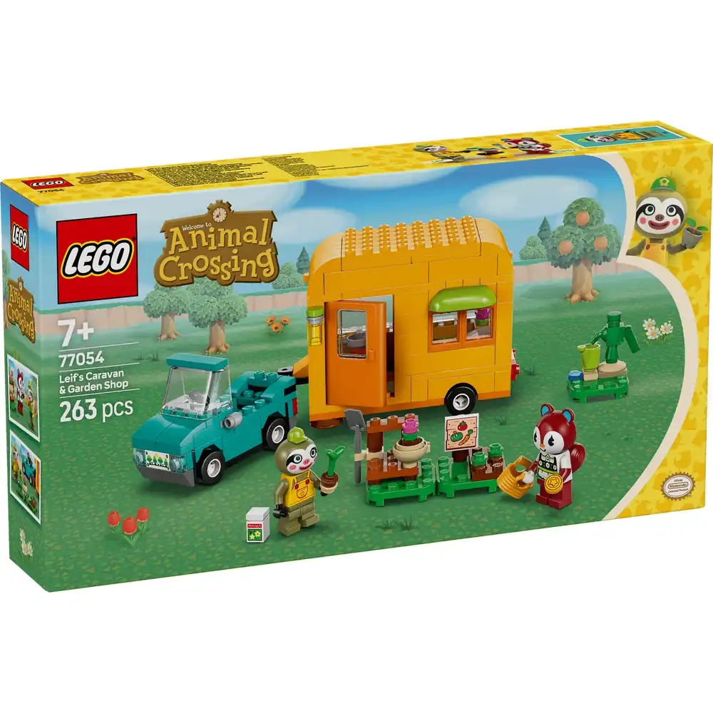 LEGO - Animal Crossing Leif's Caravan & Garden Shop 263 Pieces - 77054