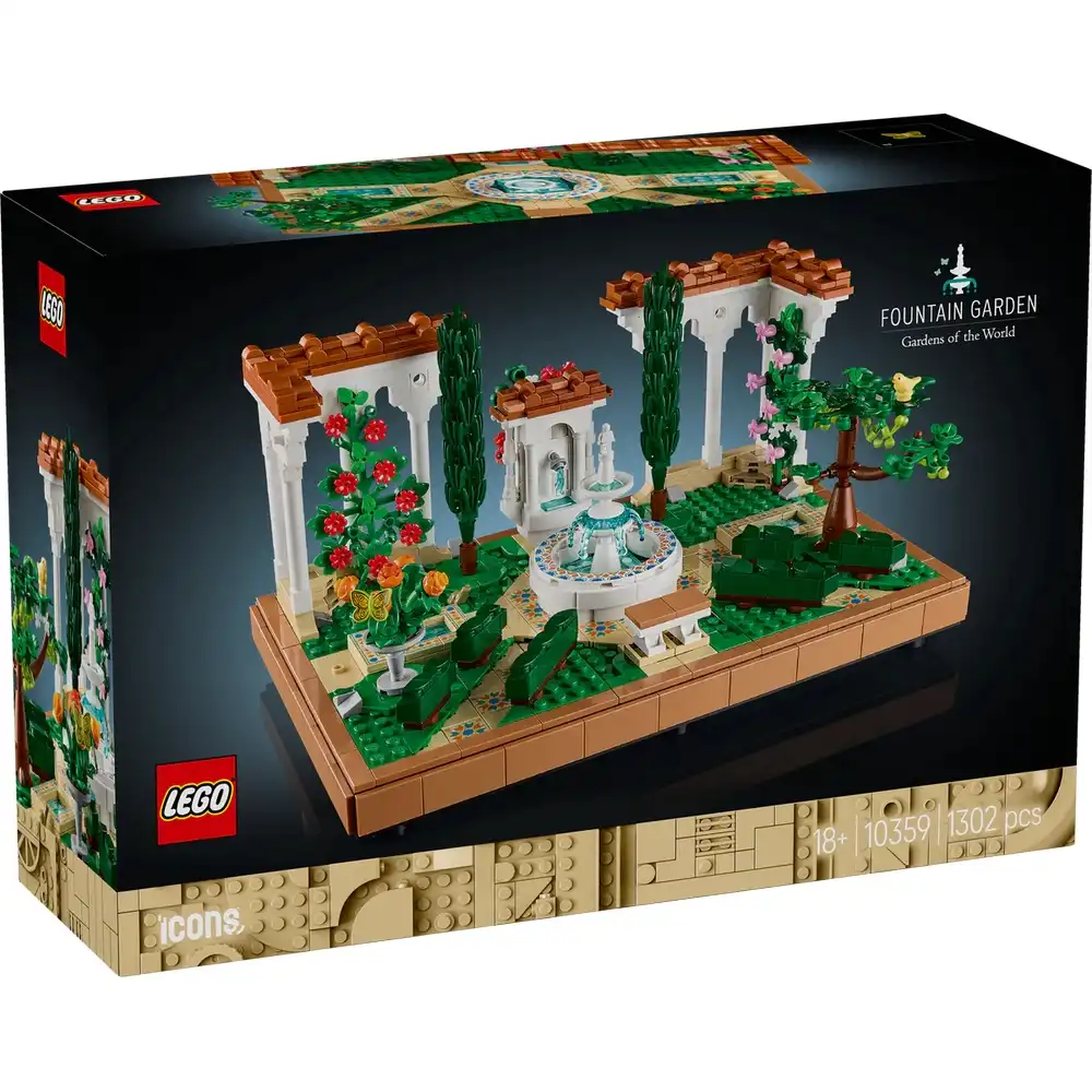 LEGO - Icons Fountain Garden 1302 Pieces - 10359