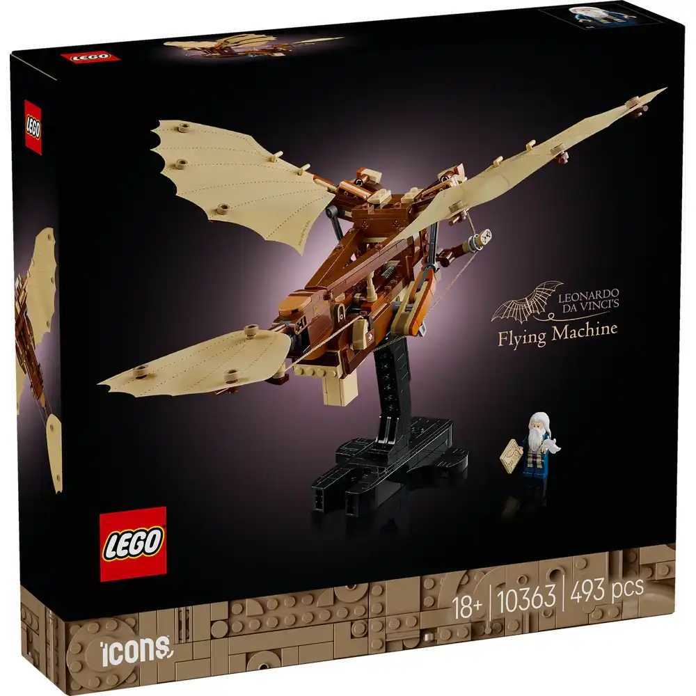 LEGO - Icons Leonardo da Vinci's Flying Machine 493 Pieces - 10363