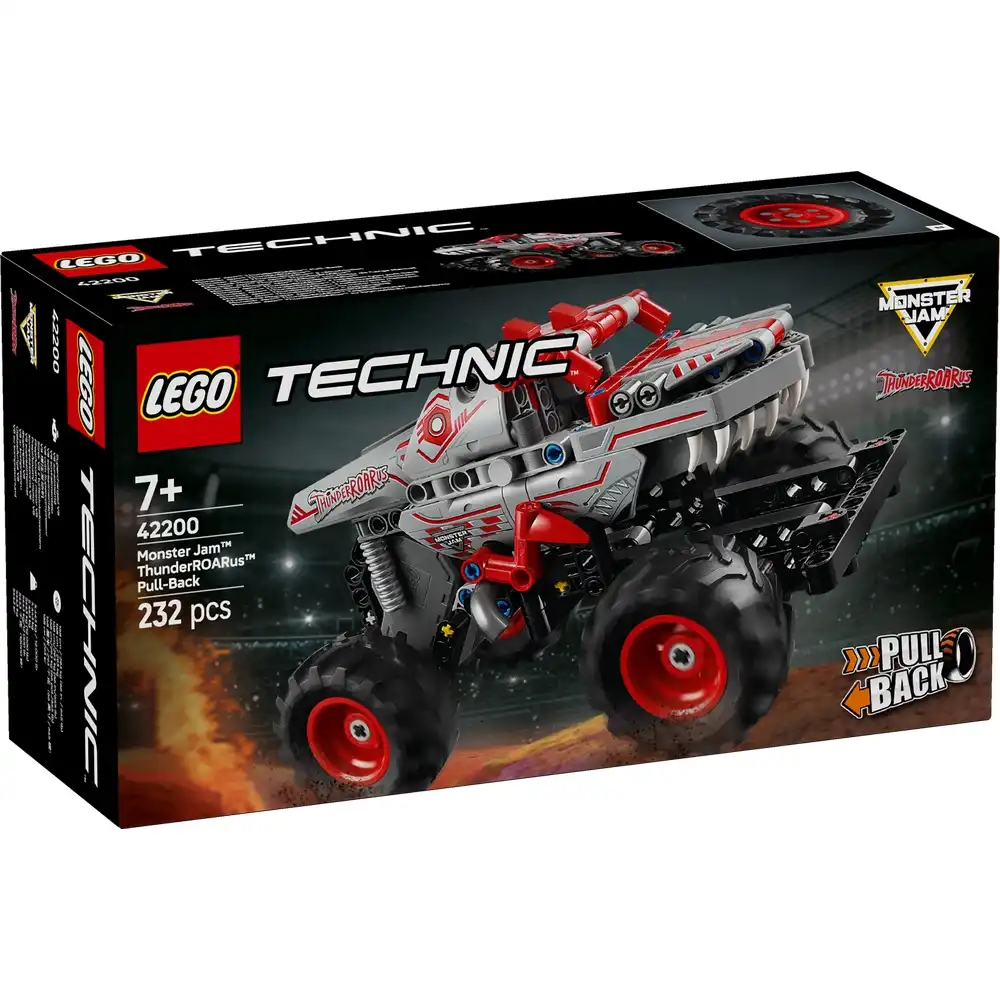LEGO - Technic Monster Jam ThunderROARus Pull-Back 232 Pieces - 42200